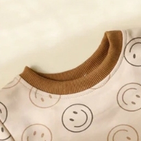 Baby Boy/Girl Smile Print T-Shirt and Pant Set-kissminis