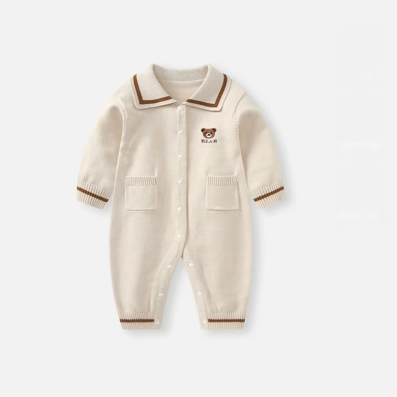 Baby Boy Casual Long Sleeve Romper