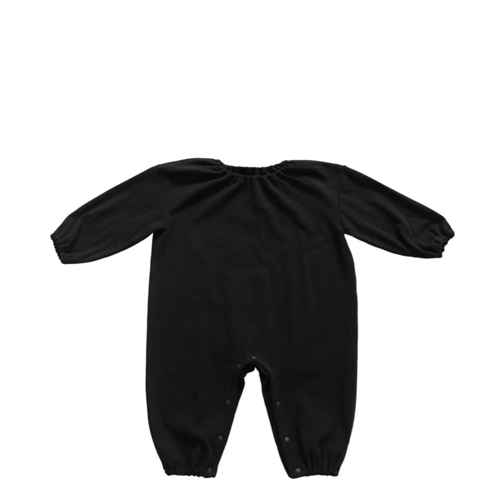 Baby Boy/Girl Halloween Wacky Ghost Long Sleeve Romper and Cloak-kissminis