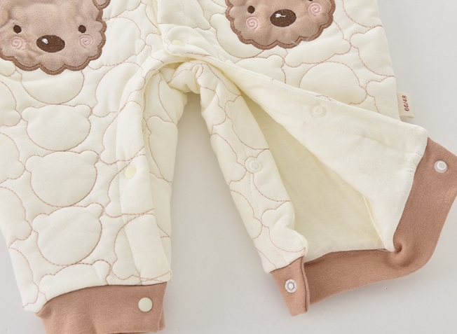 Baby Boy/Girl Bear Pattern Romper-kissminis