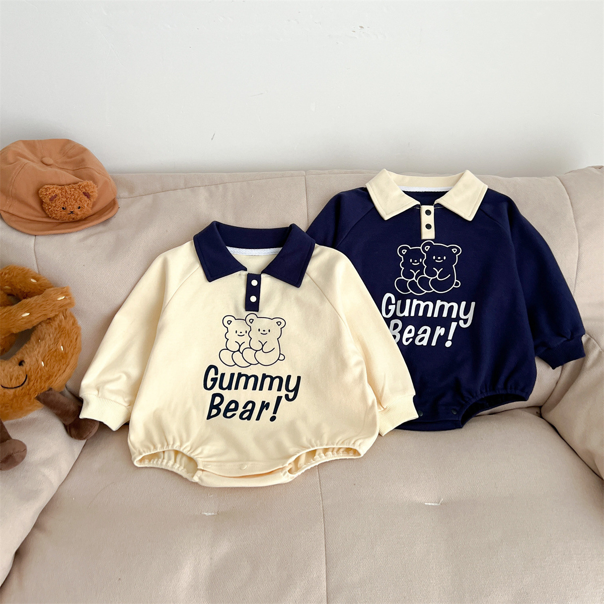 Baby Lapel ‘Gummy Bear’ Bodysuit-kissminis