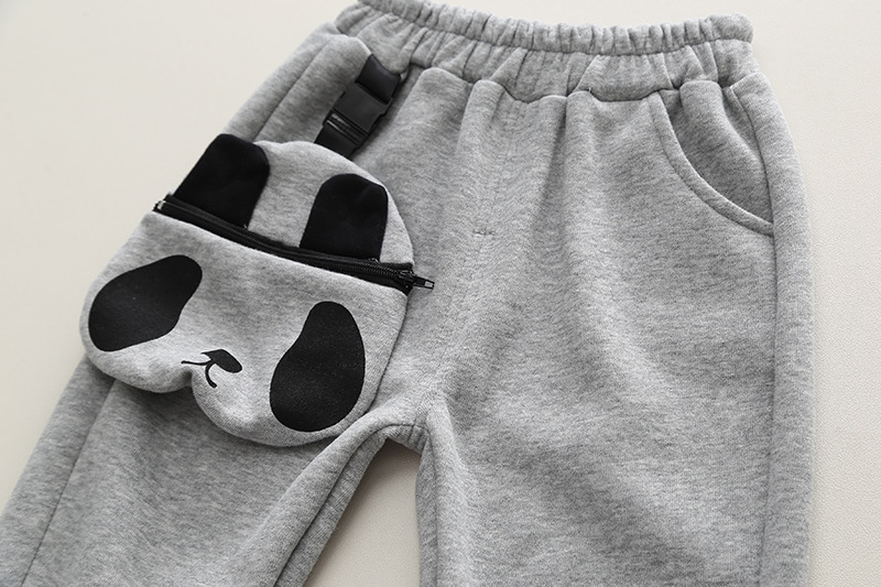 Cute Panda Print Two Piece Set-kissminis