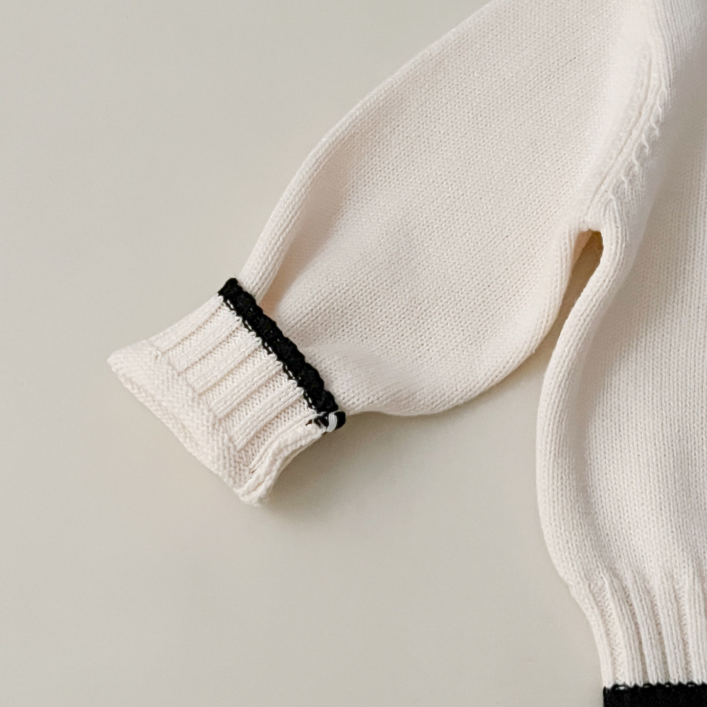 2pcs Baby Letter Pattern Woolen Knit Sweater-kissminis