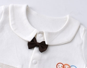 Baby Bow Tie Romper-kissminis