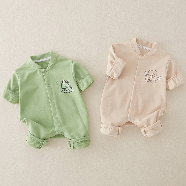 Baby Boy/Girl Bears/Dinosaurs Cartoon Romper-kissminis