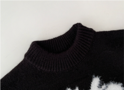 Baby Boy/Girl Cute Cartoon Pattern Knitted Long Sleeve Sweatshirt-kissminis