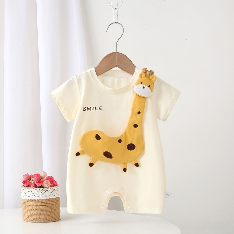 Baby Unisex Short Sleeve Romper Bodysuit