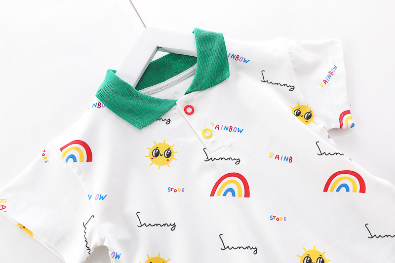 2pcs Toddler Rainbow Pattern Sweatshirt and Pant Set-kissminis