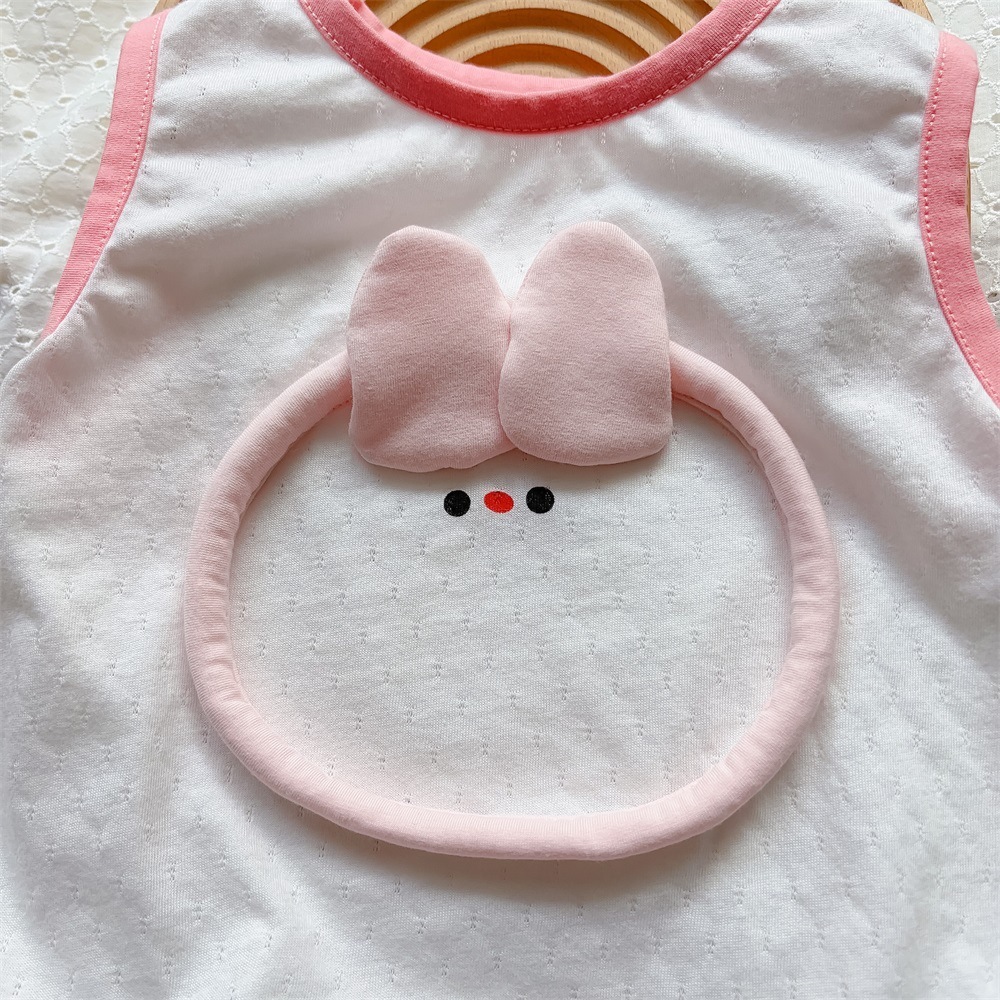 Baby Girl Rabbit Print Romper-kissminis