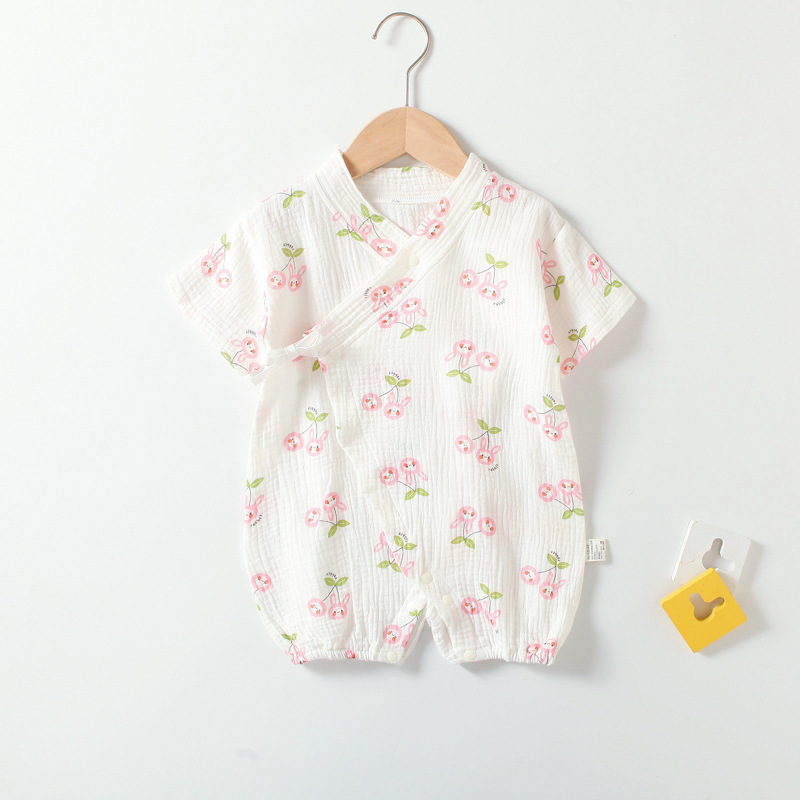 Baby Boy/Girl Cherry Printed Romper-kissminis