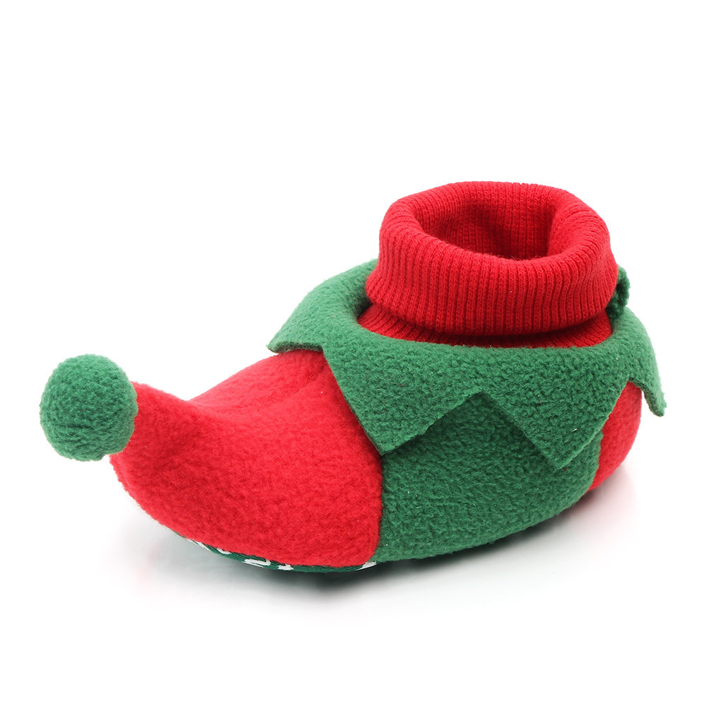 Baby Design Christmas Baby Shoes Soft Sole Shoes-kissminis