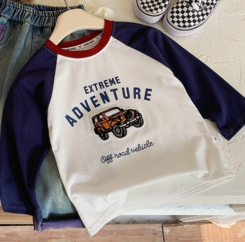 Baby/Toddle Boy Cartoon Long Sleeve Shirt-kissminis