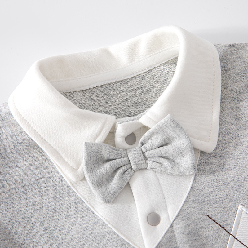 Baby Girl Gentleman Tie Romper