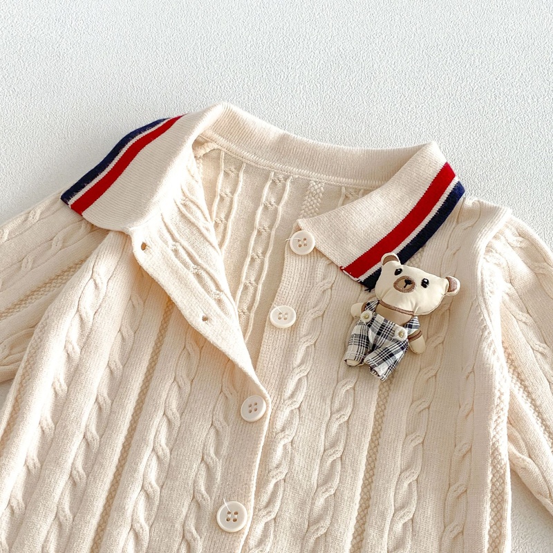 Academy Style Cable Baby Romper Outfit