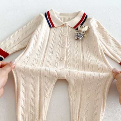 Academy Style Cable Baby Romper Outfit