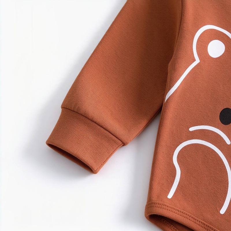 Baby Boy Bear Print Three Piece Set
