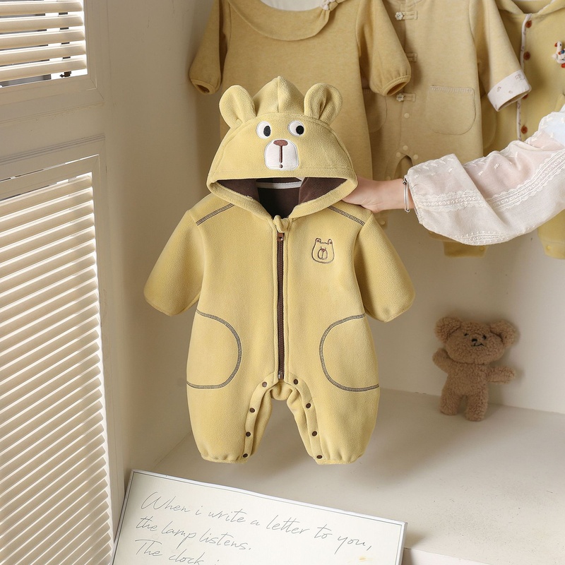 Baby Unisex Cute Hooded Romper
