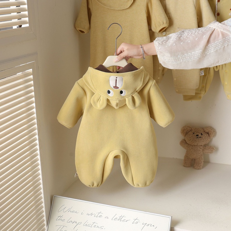 Baby Unisex Cute Hooded Romper