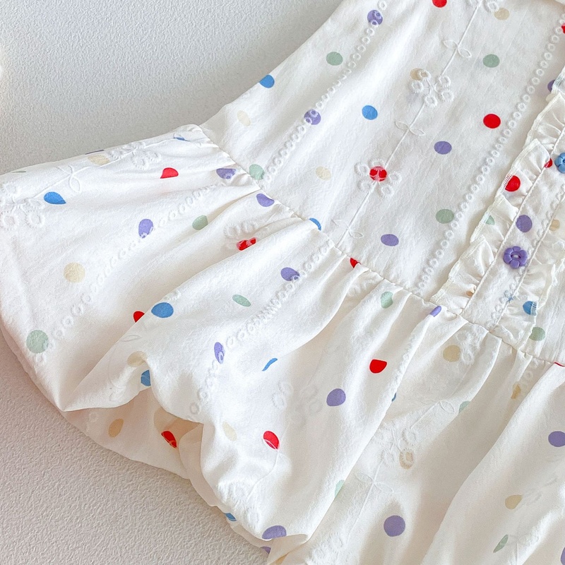 Baby Girl Polka Dot Sleeveless Dress