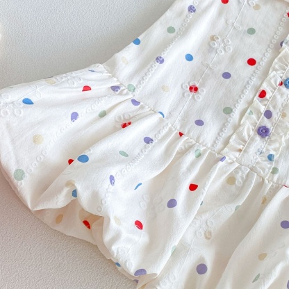 Baby Girl Polka Dot Sleeveless Dress
