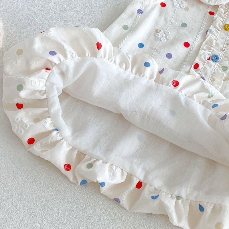 Baby Girl Polka Dot Sleeveless Dress