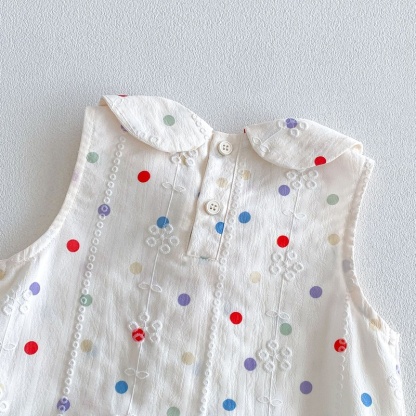 Baby Girl Polka Dot Sleeveless Dress