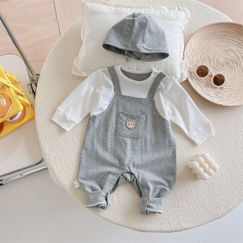 Baby Boy Casual Long Sleeve Romper