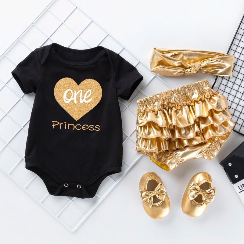 Baby Girl Cartoon Four-Piece Set