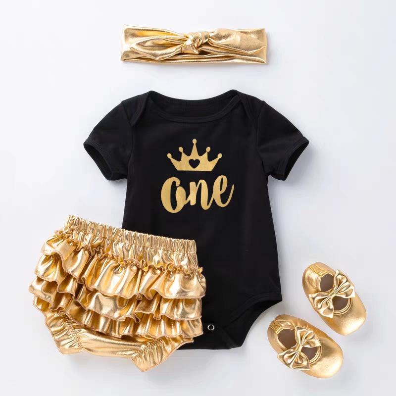 Baby Girl Cartoon Four-Piece Set
