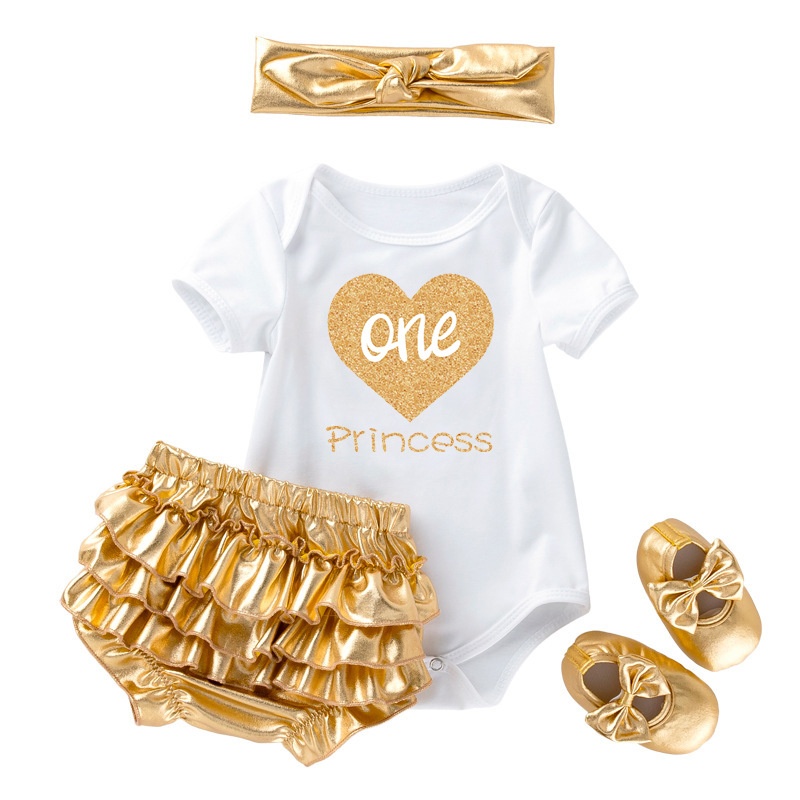 Baby Girl Cartoon Four-Piece Set