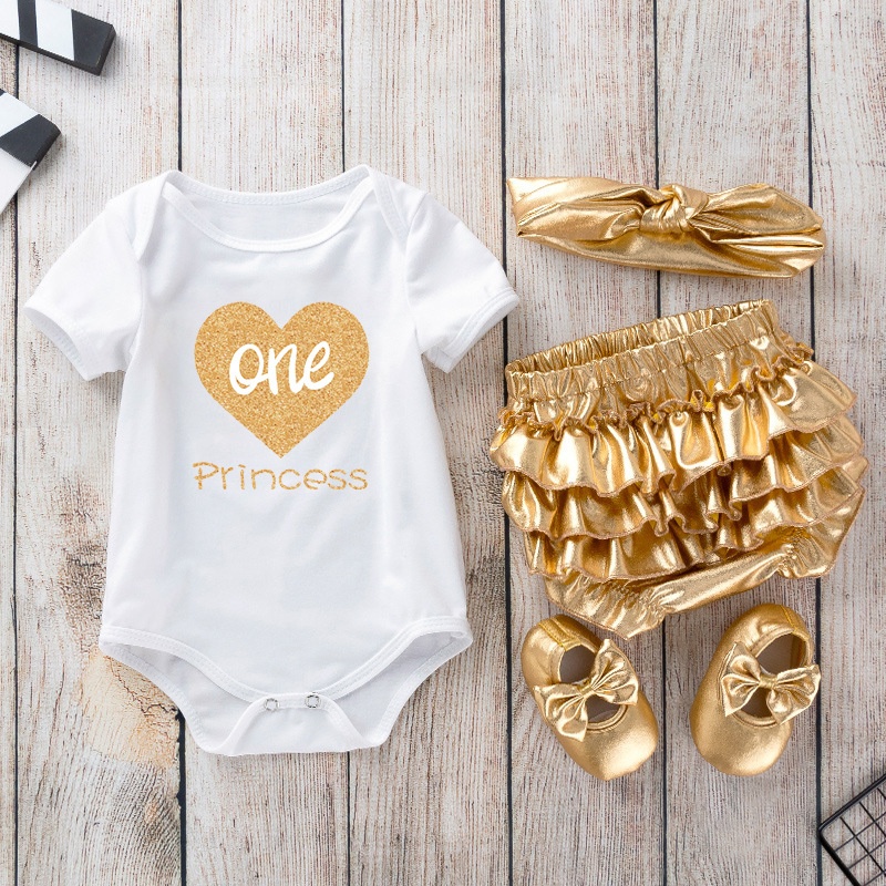 Baby Girl Cartoon Four-Piece Set