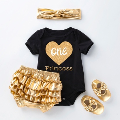 Baby Girl Cartoon Four-Piece Set