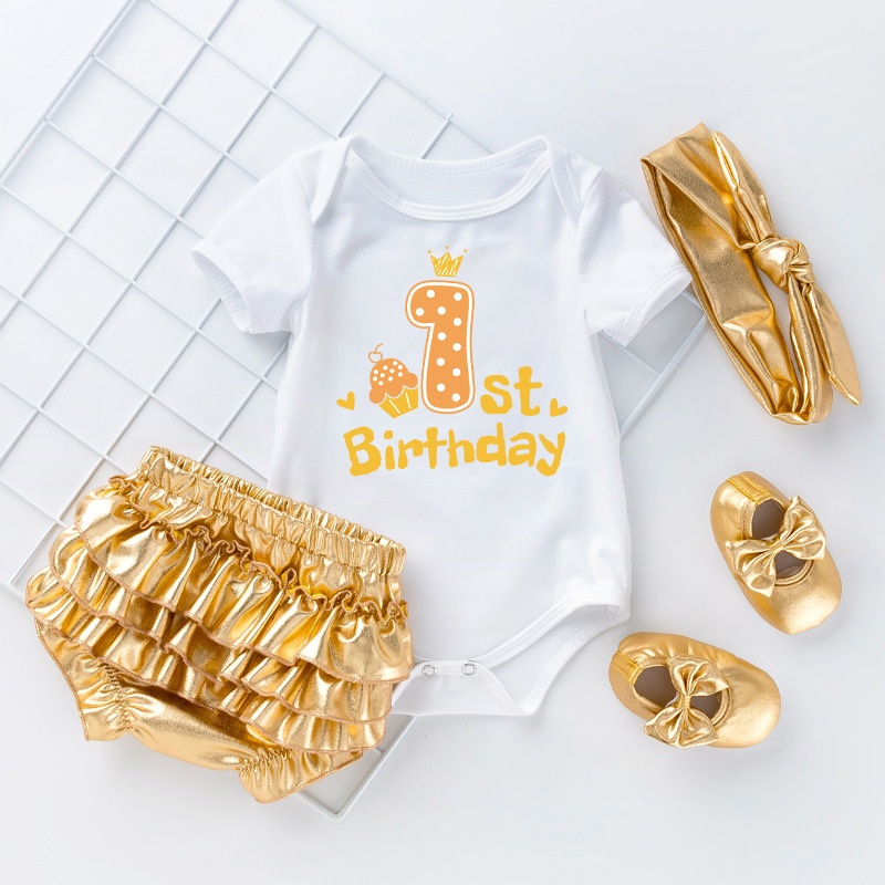 Baby Girl Cartoon Four-Piece Set