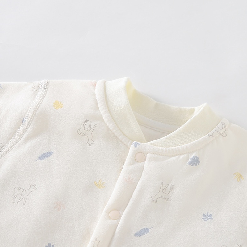 Baby Unisex Cartoon Padded Romper