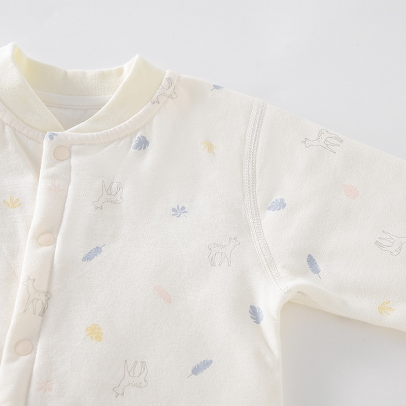 Baby Unisex Cartoon Padded Romper