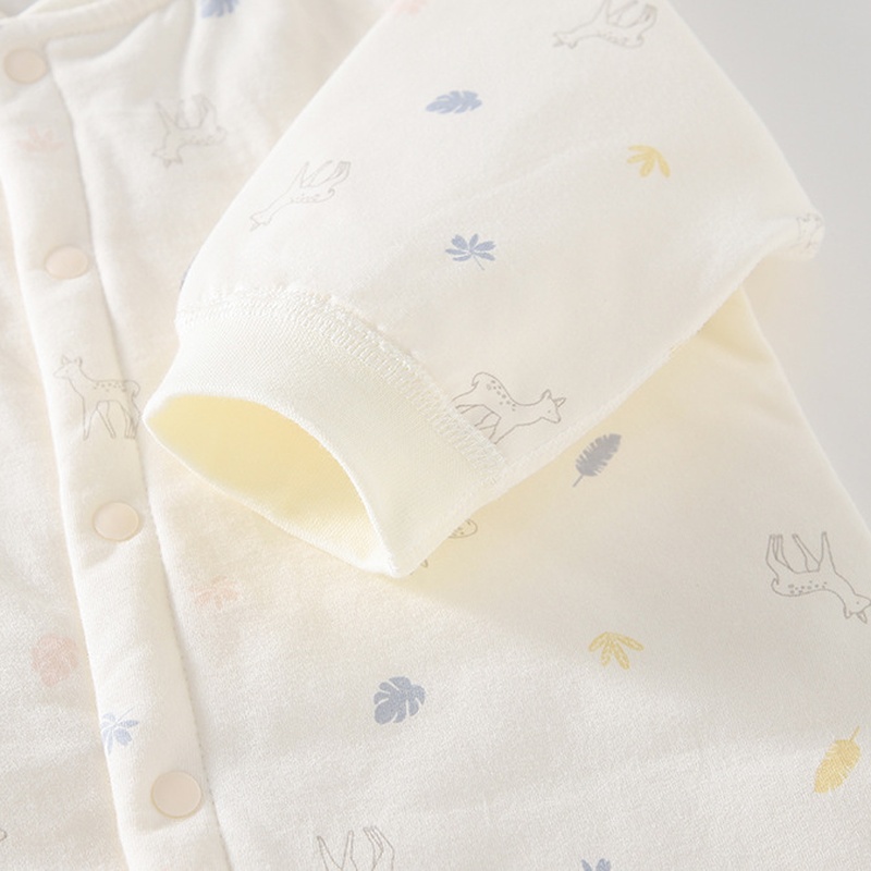 Baby Unisex Cartoon Padded Romper