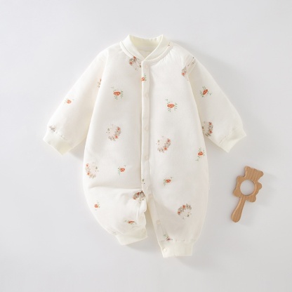 Baby Unisex Cartoon Padded Romper