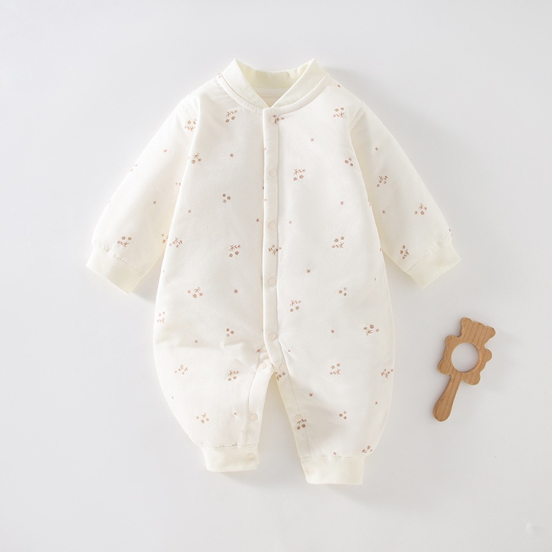 Baby Unisex Cartoon Padded Romper