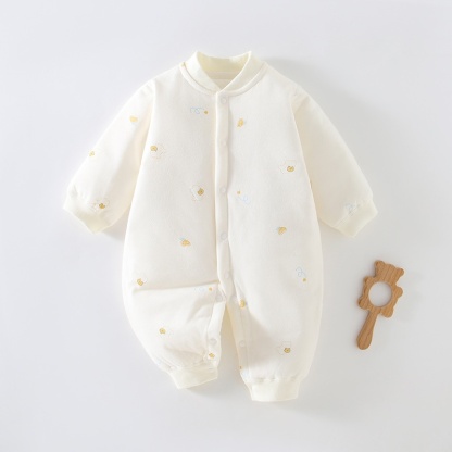 Baby Unisex Cartoon Padded Romper
