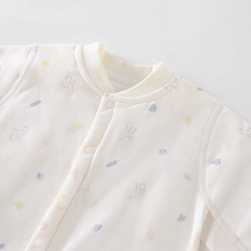 Baby Unisex Cartoon Padded Romper