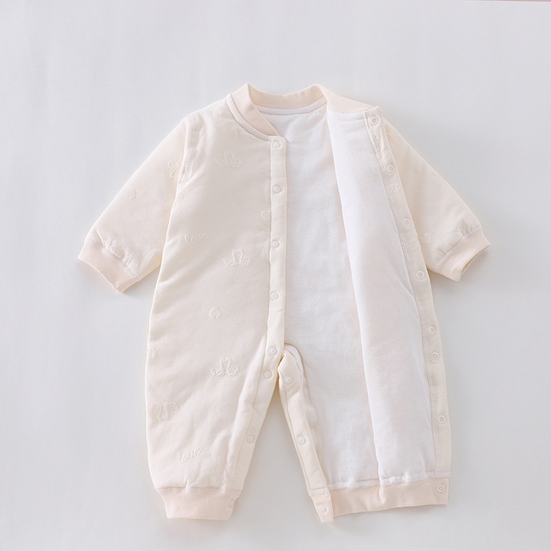 Swan Bear Padded Baby Romper Outfit