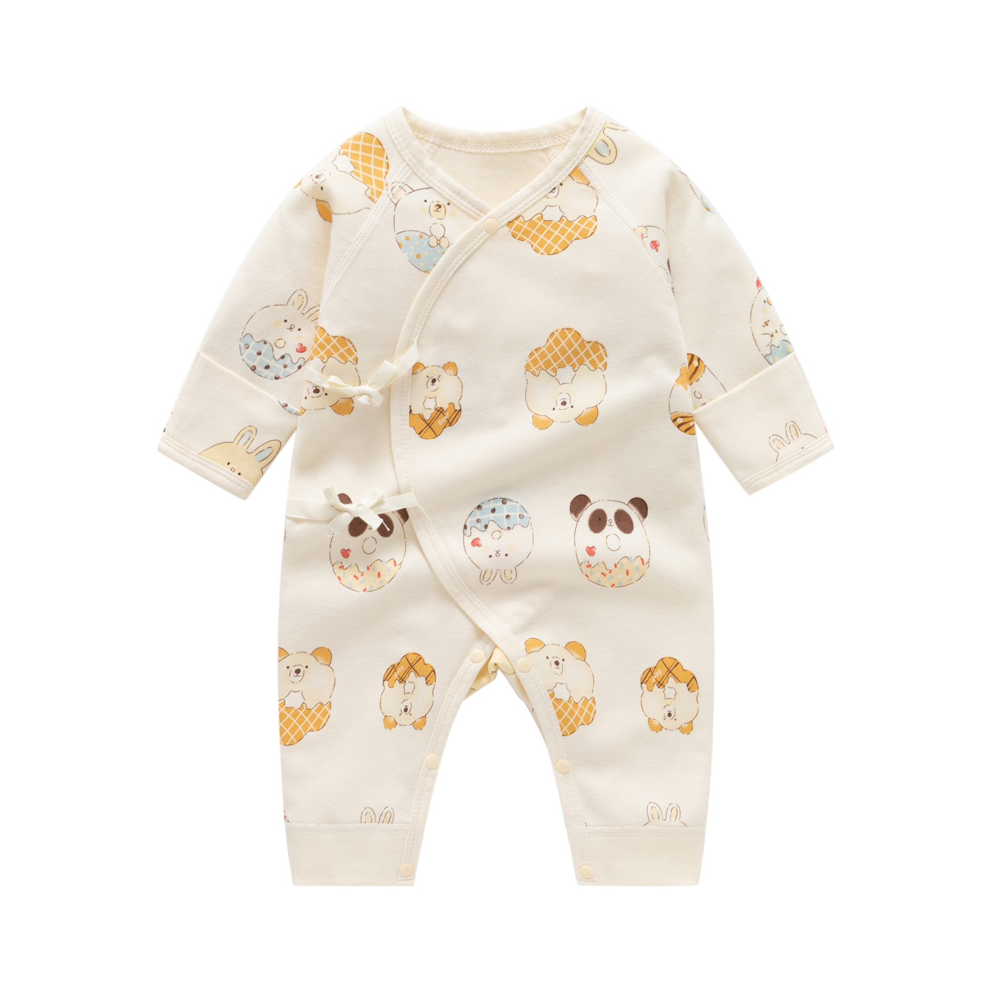 Newborn Baby Strappy Animals Romper