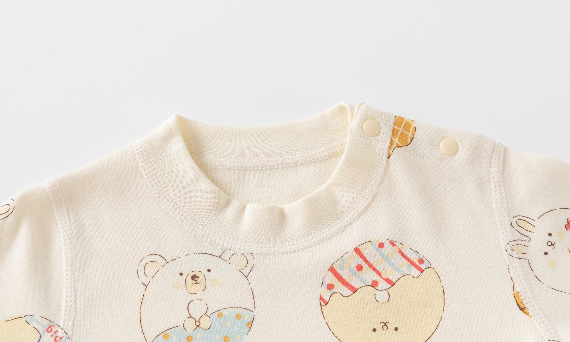 Baby Cute Animals Shoulder Split Romper