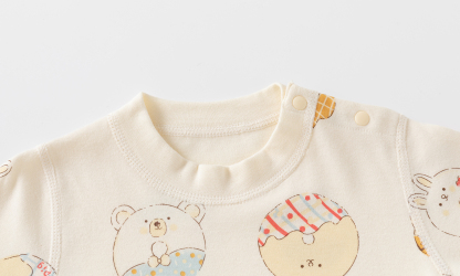 Baby Cute Animals Shoulder Split Romper