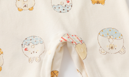 Baby Cute Animals Shoulder Split Romper