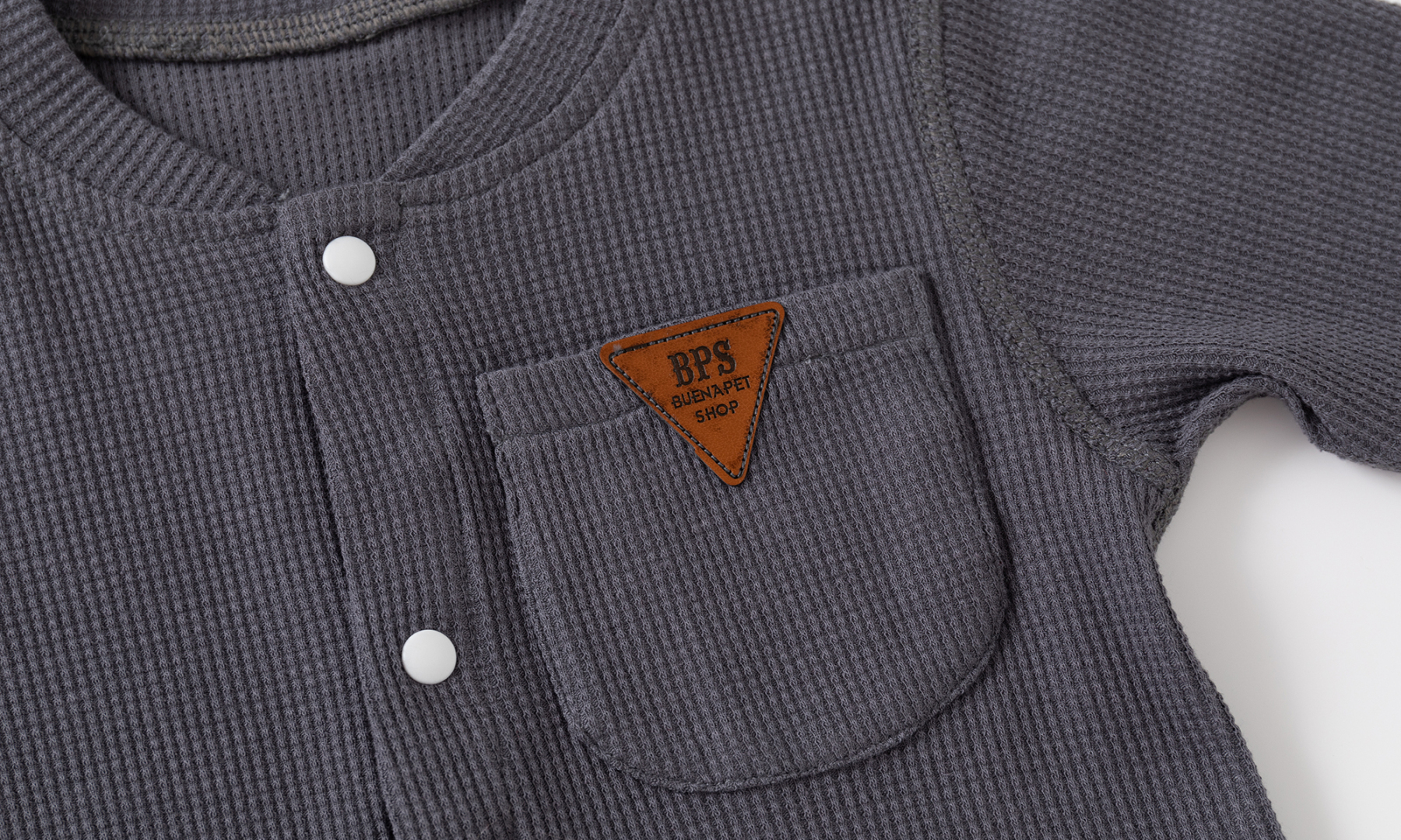 Baby Waffle Pocket Romper