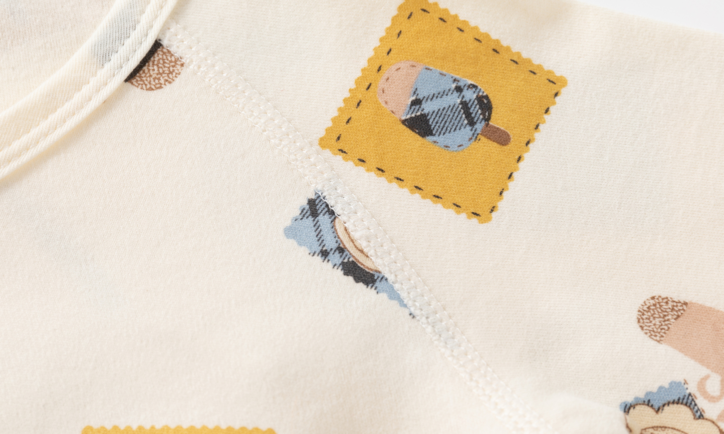 Newborn Baby Ice Cream Cake Strappy Romper
