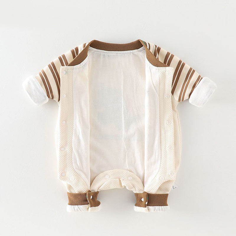 Baby Unisex Dinosaur Padded Long Sleeve Romper