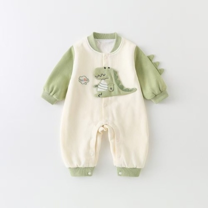 Baby Girl Dinosaur Casual Romper