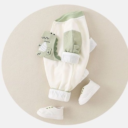 Baby Girl Dinosaur Casual Romper